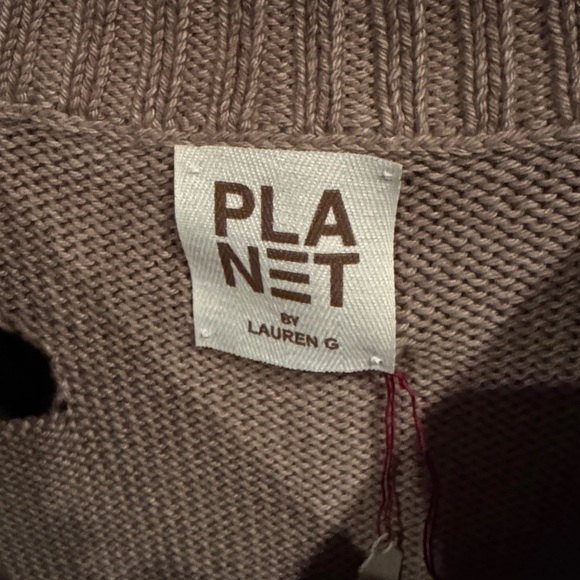 PLANET by Lauren G 100% Peruvian Cotton Sweater - Picture 4 of 6